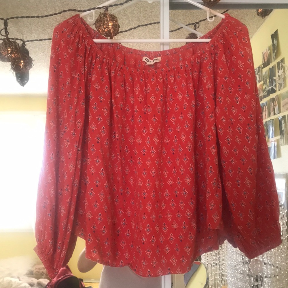 Billabong Off-Shoulder Shirt